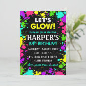 Invitation à une fête | Invitation de fête d'anniv (Debout devant)