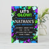 Invitation à une fête | Invitation de fête d'anniv (Debout devant)