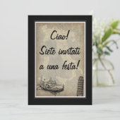 Invitation à une fête italienne (Debout devant)