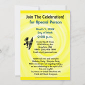 Invitation à une fête joyeuse sur le thème du kaya (Dos)