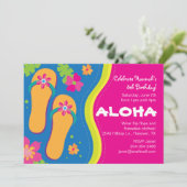 Invitation à une fête luau hawaïenne (Debout devant)
