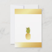 Invitation à une fête Luau pour un anniversaire, u (Dos)