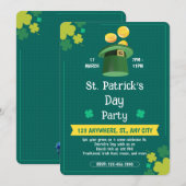 Invitation à une fête moderne de la Saint-Patrick (Devant / Derrière)