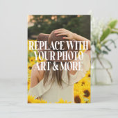 Invitation à une fête ou à un événement (Debout devant)