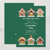 Invitation à une fête pour décorer des maisons en (Devant / Derrière)