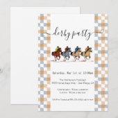 Invitation à une fête pour le Derby du Kentucky Co (Devant / Derrière)