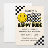 Invitation à une Fête pour un Mec Heureux (Devant / Derrière)