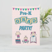 Invitation à une fête pré-K (Debout devant)