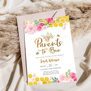 Invitation à une fête prénatale en l'honneur de Bé