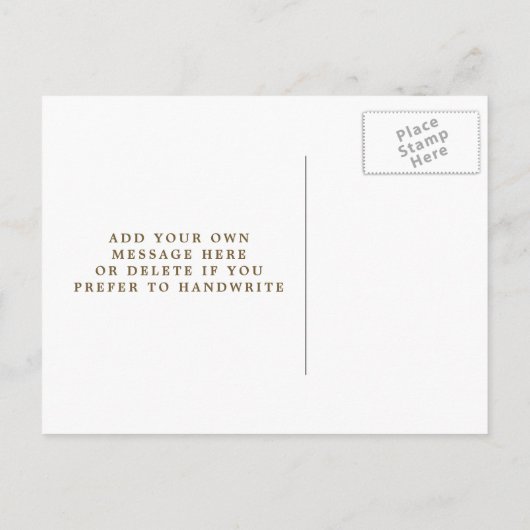 Invitation à une fête prénatale feuilles de palmie (Dos)