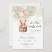 Invitation à une fête prénatale pour bébé avec un (Devant)