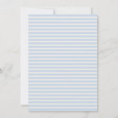 Invitation à une fête prénatale pour bébé garçon m (Dos)