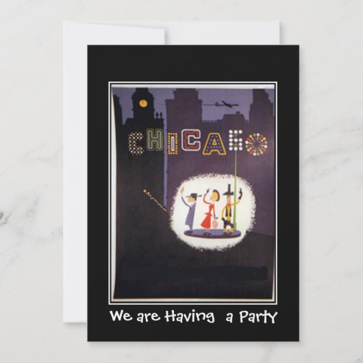 Invitation à une fête privée à Chicago (Devant)