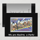 Invitation à une fête privée à Los Angeles (Devant / Derrière)