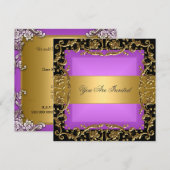 Invitation à une fête quelconque (Devant / Derrière)