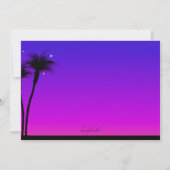 Invitation à une fête sur la plage (Dos)