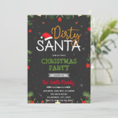 Invitation à une fête sur le thème de Dirty Santa (Debout devant)