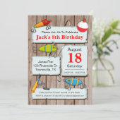 Invitation à une fête sur le thème de la pêche (Debout devant)