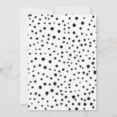 Invitation à une fête sur le thème des chats migno (Dos)