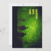 Invitation à une fête sur le thème des zombies (Dos)