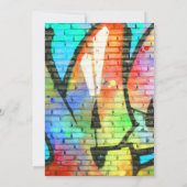 Invitation à une fête sur le thème du hiphop migno (Dos)