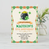 Invitation à une fête sur le thème irlandais (Debout devant)