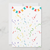 Invitation à une fête sur trampoline, fête de saut (Dos)