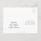 Invitation à une fête surprise, enregistrez la dat (Dos)