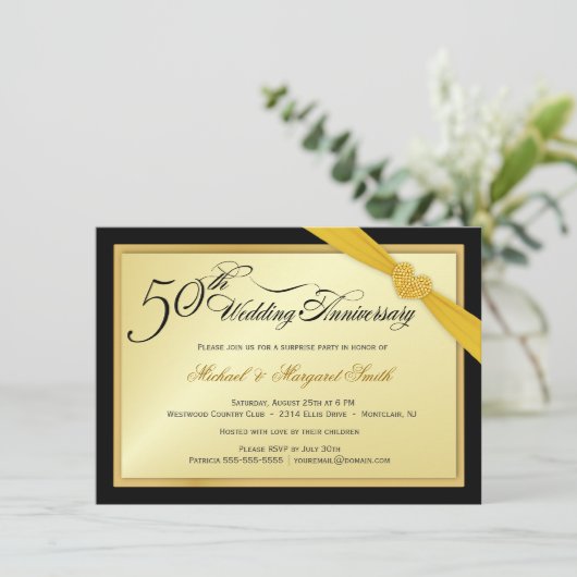 Invitation à une fête surprise pour les 50 ans de  (Debout devant)