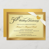 Invitation à une fête surprise pour les 50 ans de  (Devant / Derrière)