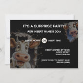 Invitation à une fête surprise secrète | Chut Vach (Dos)