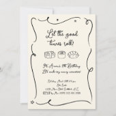 Invitation à une fête Sushi (Devant)