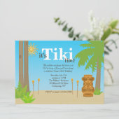 Invitation à une fête Tiki (Debout devant)