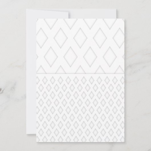 Invitation à une fête tout en blanc (Dos)