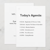 Invitation à une fête tropicale d'été  (Devant / Derrière)