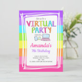 Invitation à une fête virtuelle, Quarantine Annive (Debout devant)