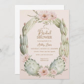 Invitation à une garden-party de douche de mariée  (Devant / Derrière)