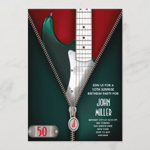 Invitation à une guitare rock pour le 50e annivers
