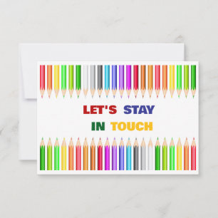 Invitation à une journée de jeu aux crayons coloré
