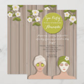 Invitation à une journée de Spa (Devant / Derrière)