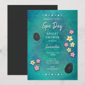 Invitation à une journée de spa aux fleurs flottan (Devant / Derrière)