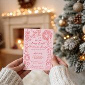 Invitation à une joyeuse petite fête de Noël