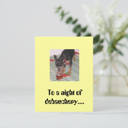 Invitation à une nuit de débauche (Debout devant)