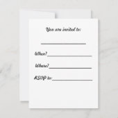 Invitation à une nuit de débauche (Dos)