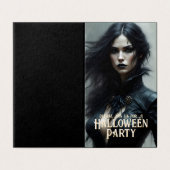 Invitation à une Nuit de Halloween Gothique de Mys (Outside Unfolded)