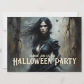 Invitation à une Nuit de Halloween Gothique de Mys (Devant)