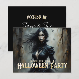 Invitation à une Nuit de Halloween Gothique de Mys