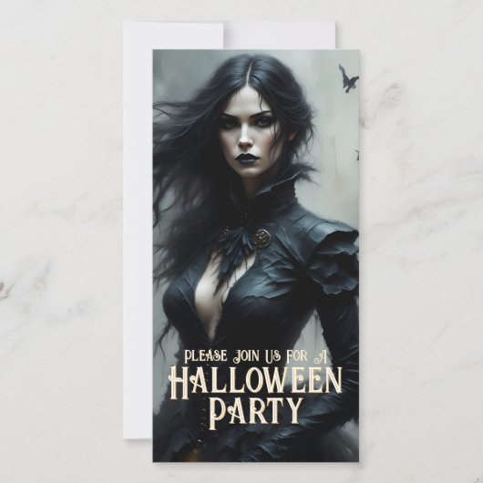 Invitation à une Nuit de Halloween Gothique de Mys (Devant)
