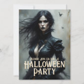 Invitation à une Nuit de Halloween Gothique de Mys (Devant)