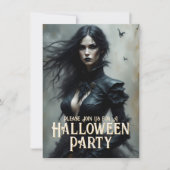Invitation à une Nuit de Halloween Gothique de Mys (Devant)